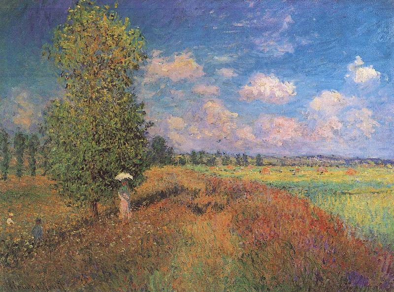 Claude Monet Sommer. Klatschmohnfeld china oil painting image